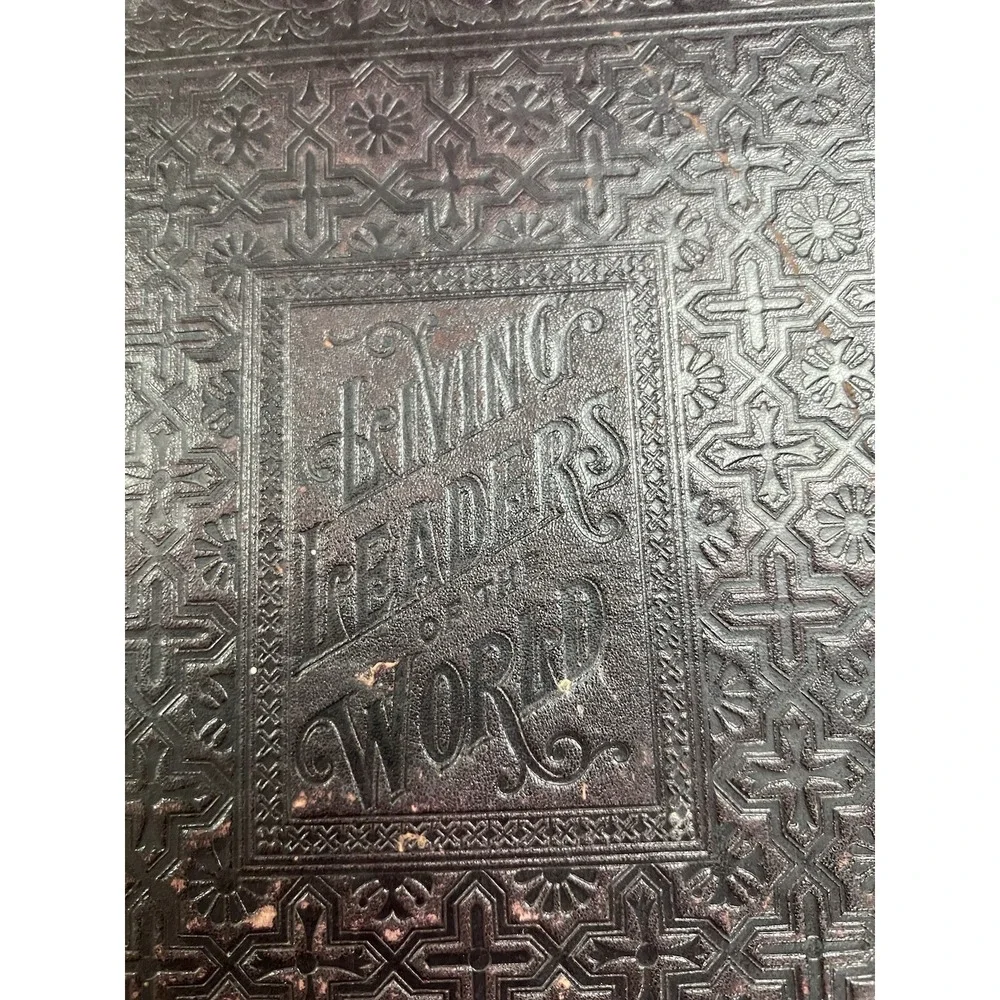 LIVING LEADERS OF THE WORLD: COMPROMISING. 1889, BY WALTER J.‎ BROOKS (858)